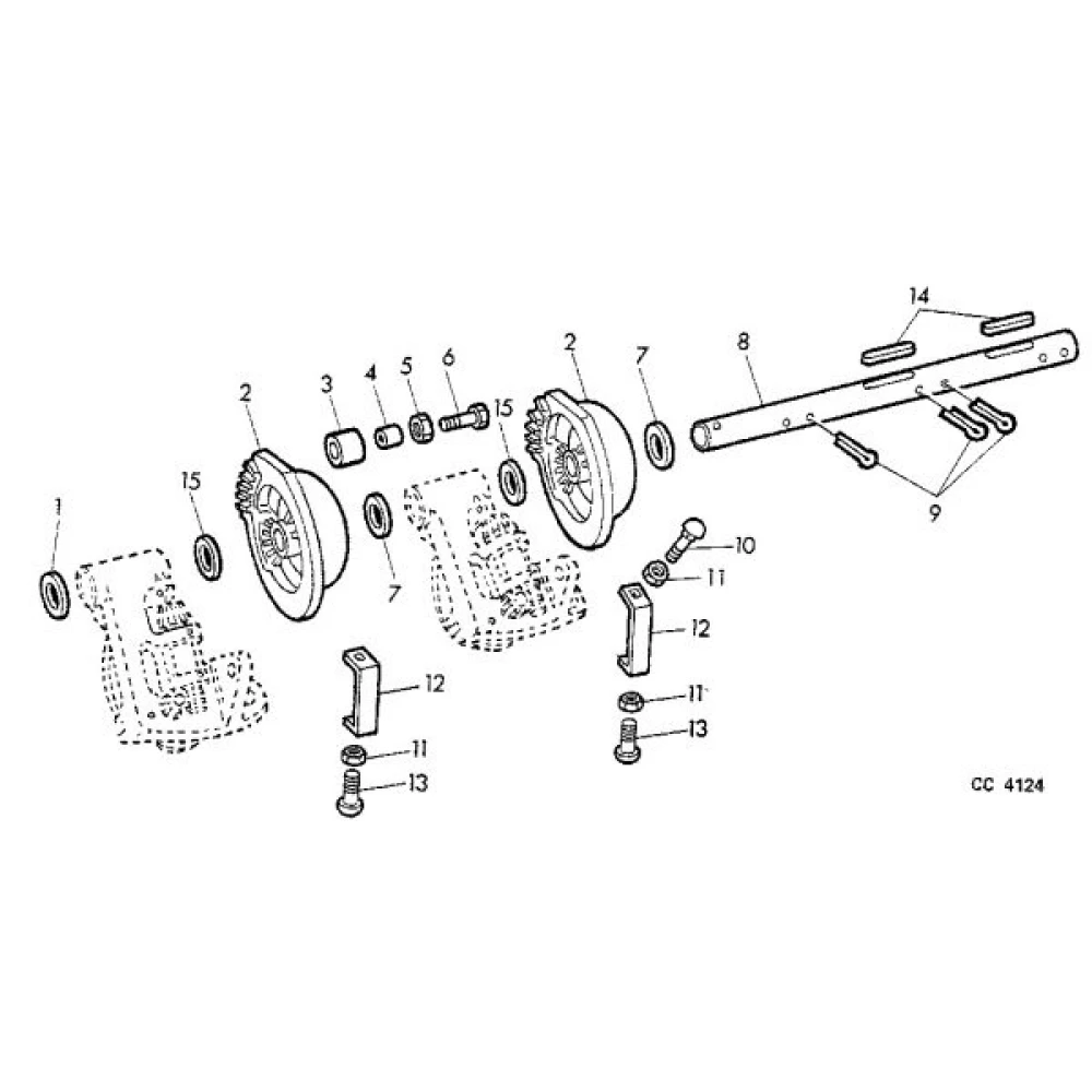 Тарілка привод в“язального апарату John Deere 332, E43434