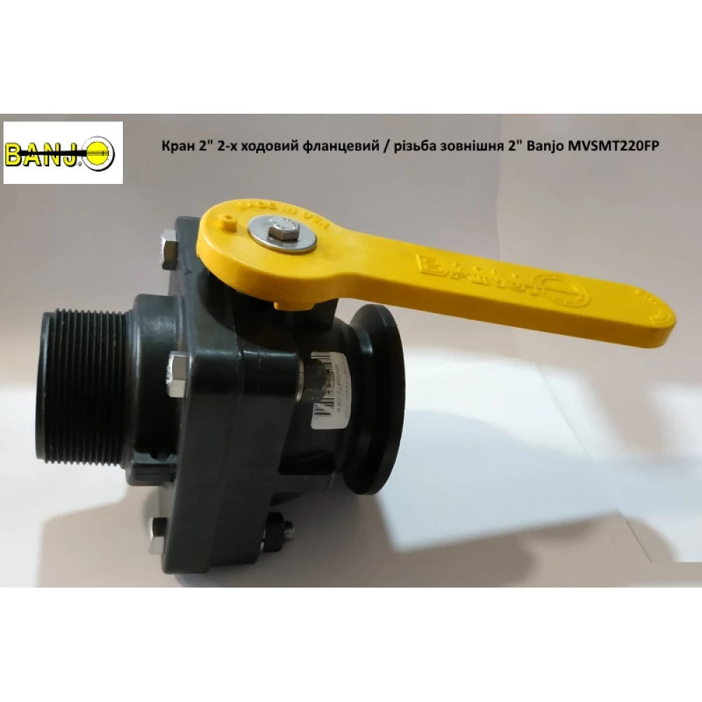 Кран 2 дюйми Banjo, MVSMT220FP аналог PM780012660