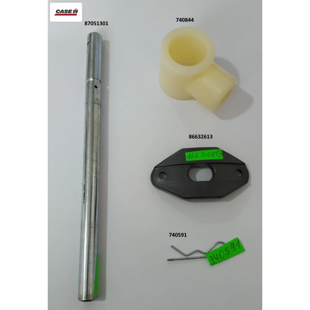 Палець 16х265 мм шнека жатки Case 2020 / 2010, 87051301, 87594366, 87670642