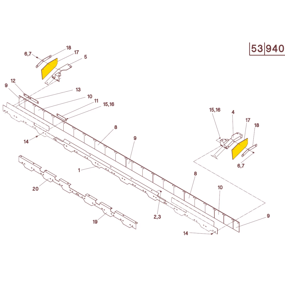 Пластина защитная Geringhoff 511353