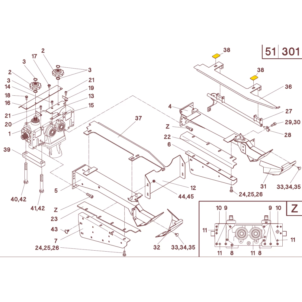 Напрямна пластина 501216 Geringhoff