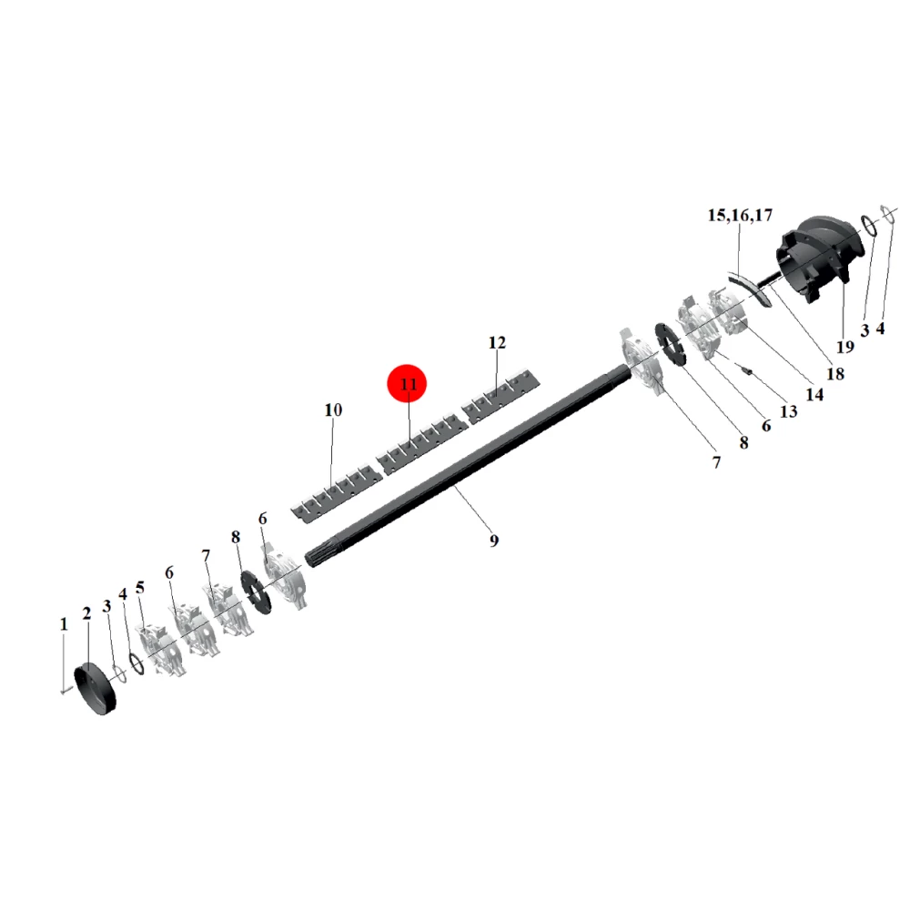 Ніж (з наплавкою) РК-80.05.492 John Greaves РК-80