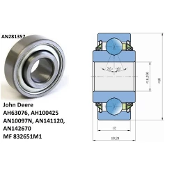Подшипника John Deere AN10097N Подшипника John Deere AN10097N