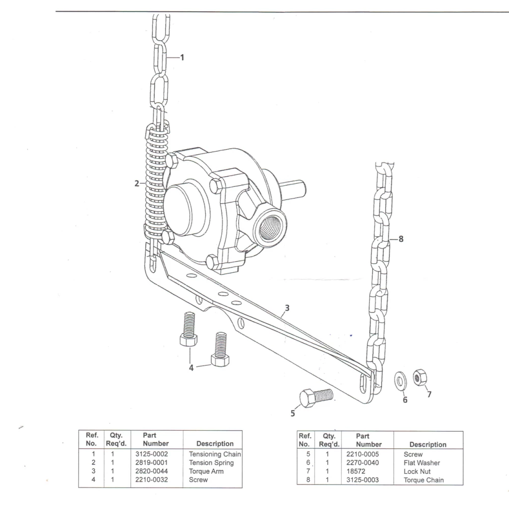 Комплект кріплення роликового насоса Hypro 3430-0540