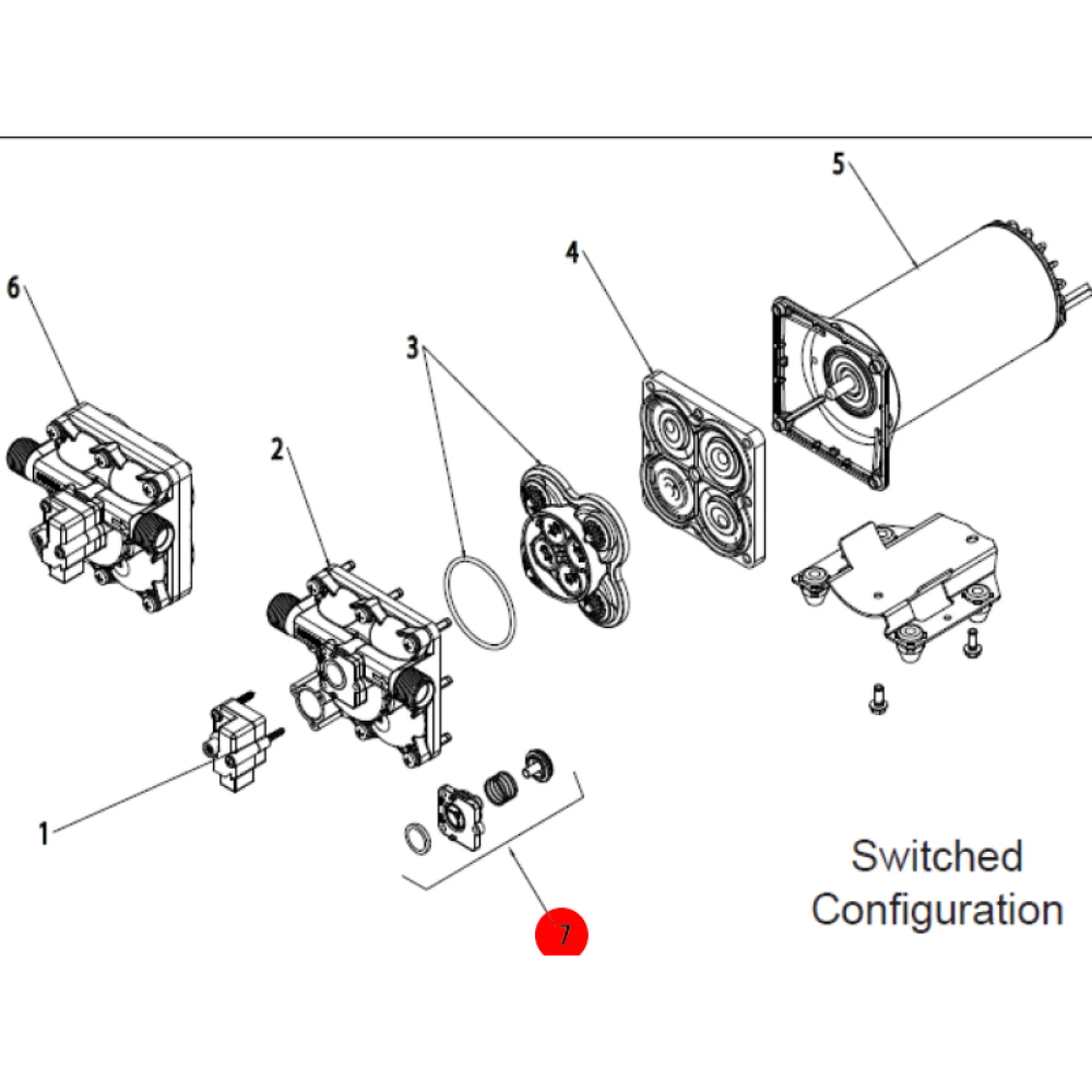Комплект для клапана головки насоса SHURFLO Hypro 94-910-03