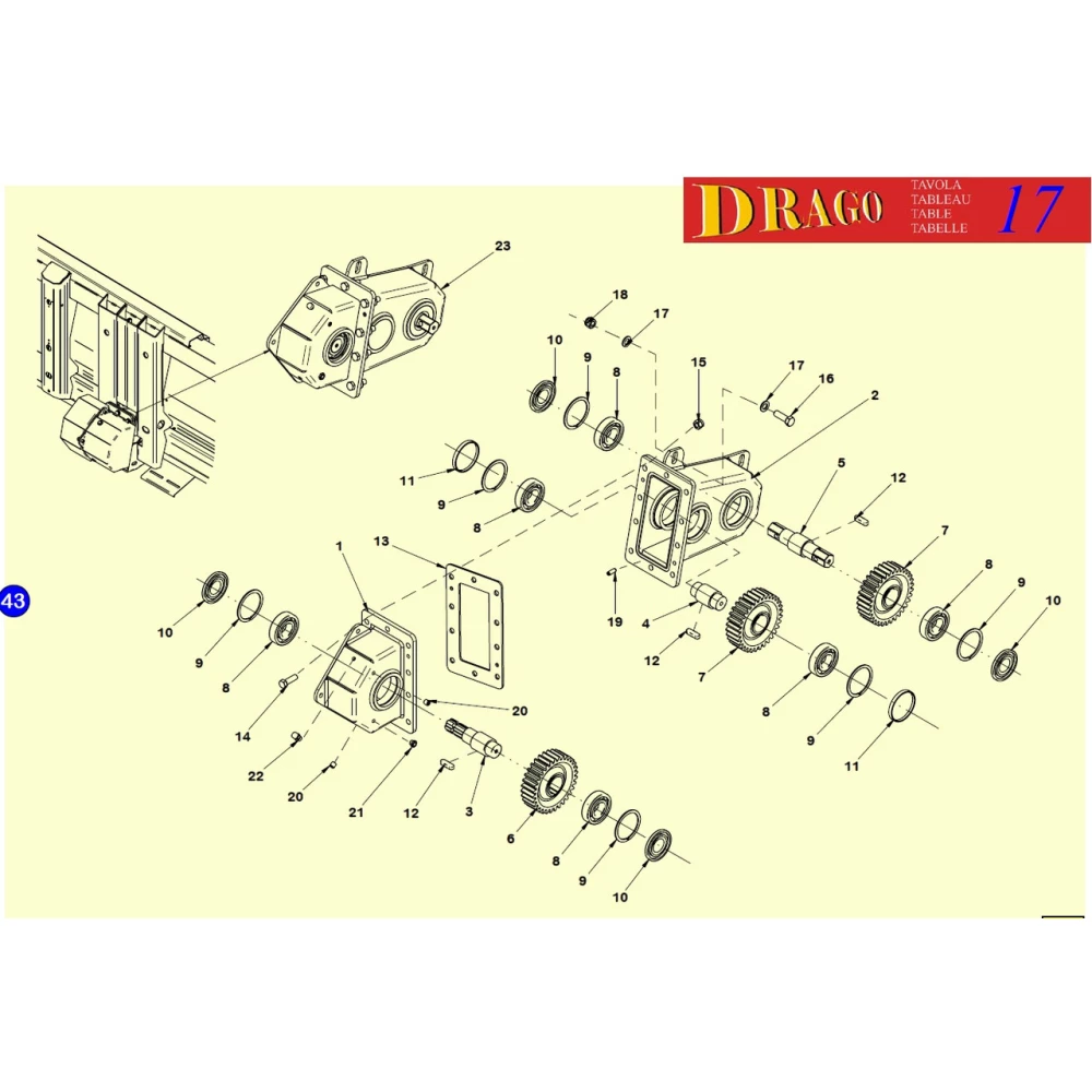 Подшипник Olimac Drago DR17100