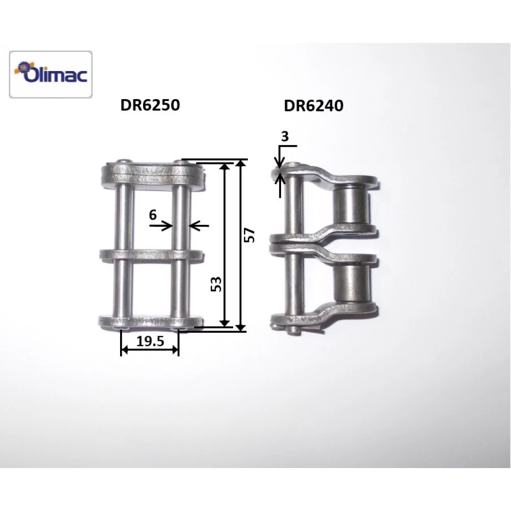 Цепь Olimac Drago DR6240 аналог 60-2